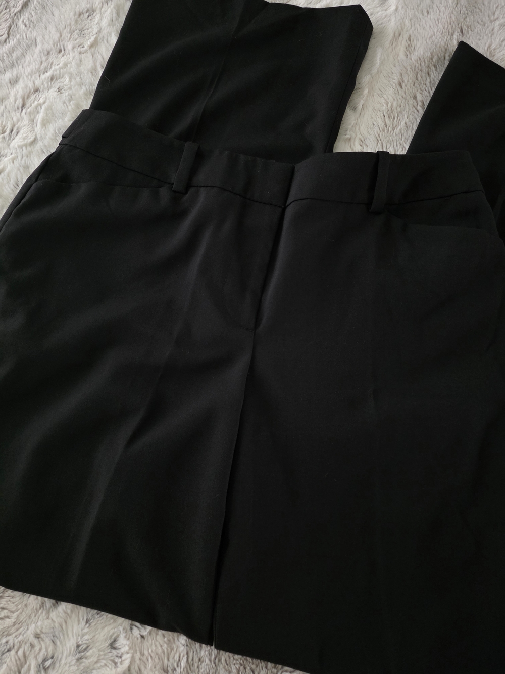 Ann Taylor Black Curvy Pants 8